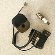 1 Set Of Practical 49Cc Mini Motorcycle Dirt Bike 2-Stroke Engine Ignition Coil + Spark Plug Set Upgrade Motorcycle